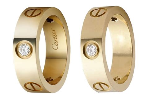 gold cartier love ring dupe|cartier love collection dupes.